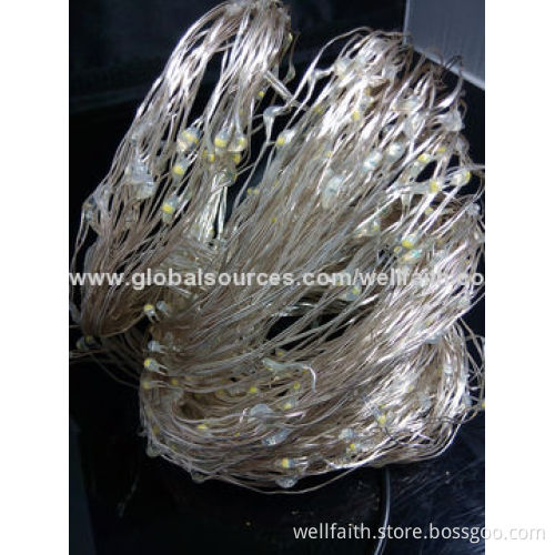 Waterproof Flexible LED Copper Silver Rice String Light, 110/220V Voltage, 2, 5, 10, 20, 30m Length